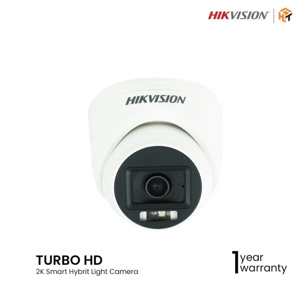 Hikvision DS-2CE76G0T-LPFS/E 2K 3MP Smart Hybrid Light CCTV Camera