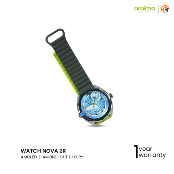 Oraimo Watch Nova 2R OSW-834 1.43-inch AMOLED Smartwatch Dark Chrome