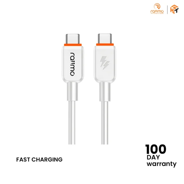 RAIIMO FastLine R-120CC 60W Type-C to Type-C Fast Charging Cable