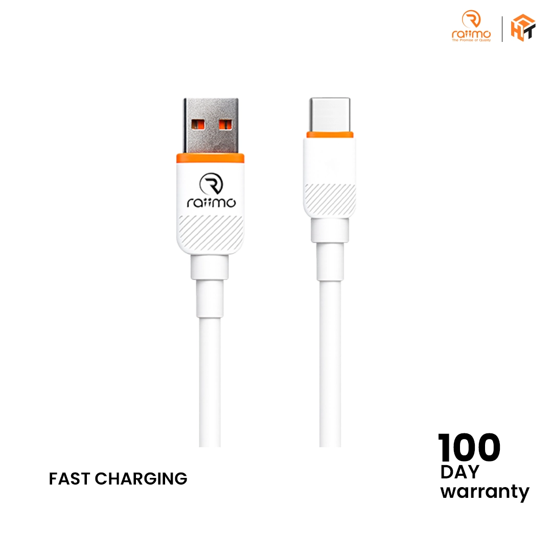RAIIMO R-130C 65W Type-C Cable RAIIMO R-130C 65W USB-A to Type-C Fast Charging Cable